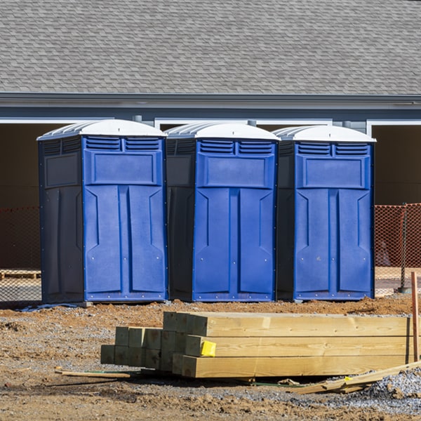 what is the expected delivery and pickup timeframe for the porta potties in Excel Alabama